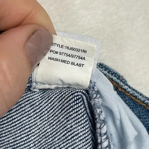 RSQ Collective Stretch Denim Medium Washed Mini Jean Skirt, Size 7‎ - Picture 6 of 7